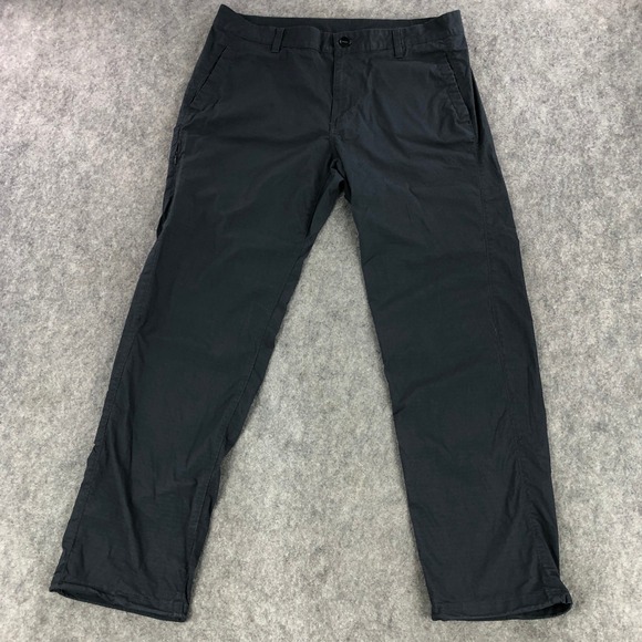 Mountain Hardwear Hiking Mens Pants 36x32 Gray Straight Lightweight Outdoor - Picture 1 of 12